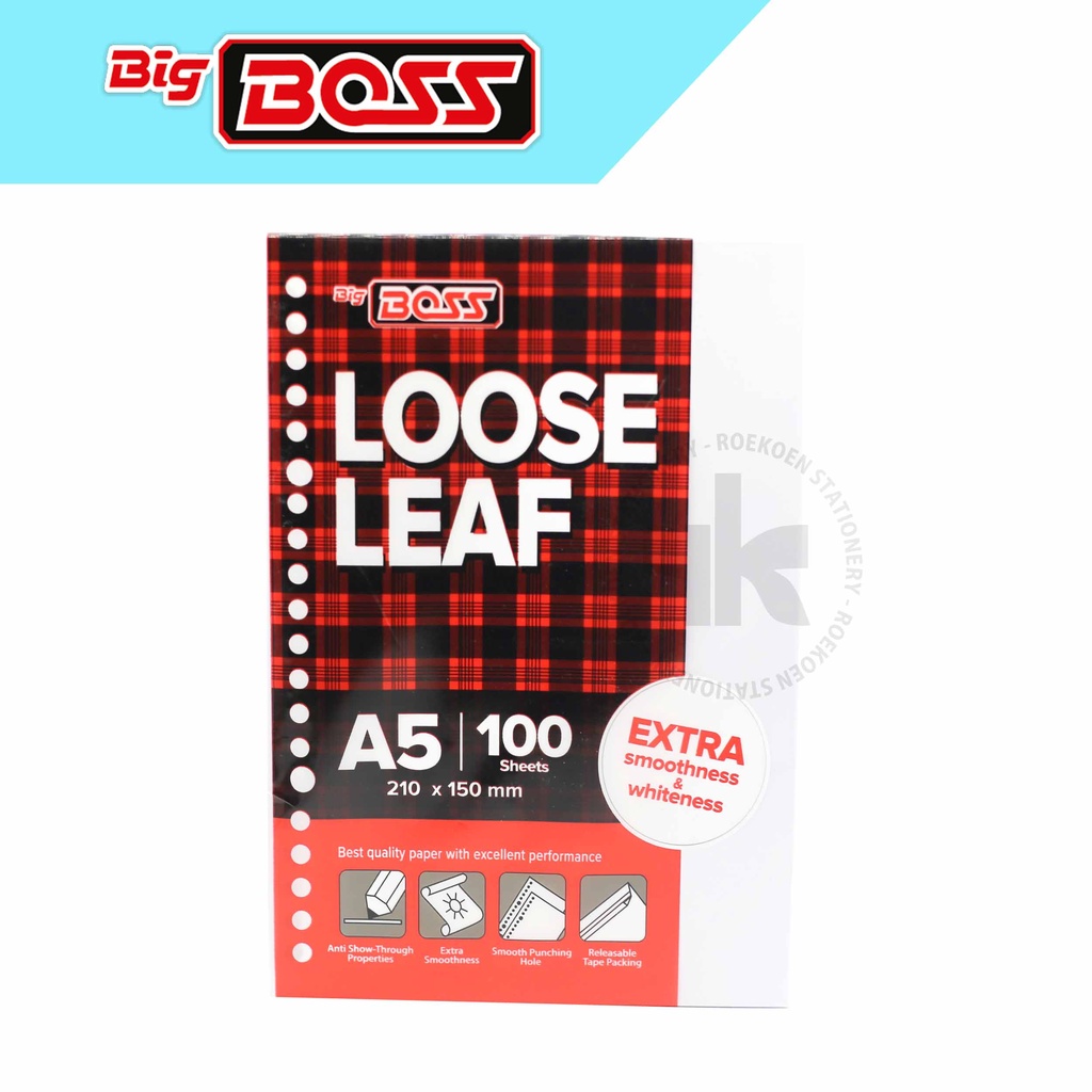 

Big Boss Loose Leaf A5 Polos v100 Putih
