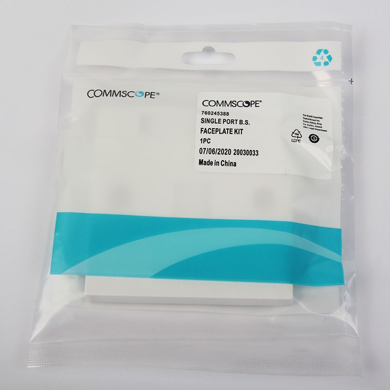 Faceplate AMP Commscope 1 Hole / Faceplate AMP Commscope 1 Port B.S