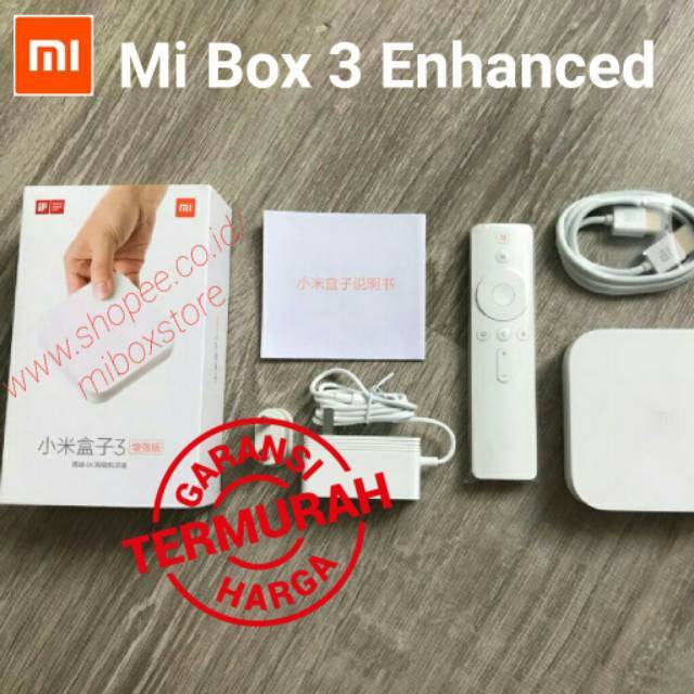 Xiaomi Mi Box 3 Pro / Enhanced 2GB RAM 8GB ROM MDZ-18-AA Android TV 4K