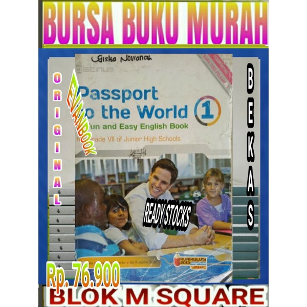 

Buku passport to the world untuk SMP kelas 1 VII 7 kurikulum 2013 edisi revisi platinum