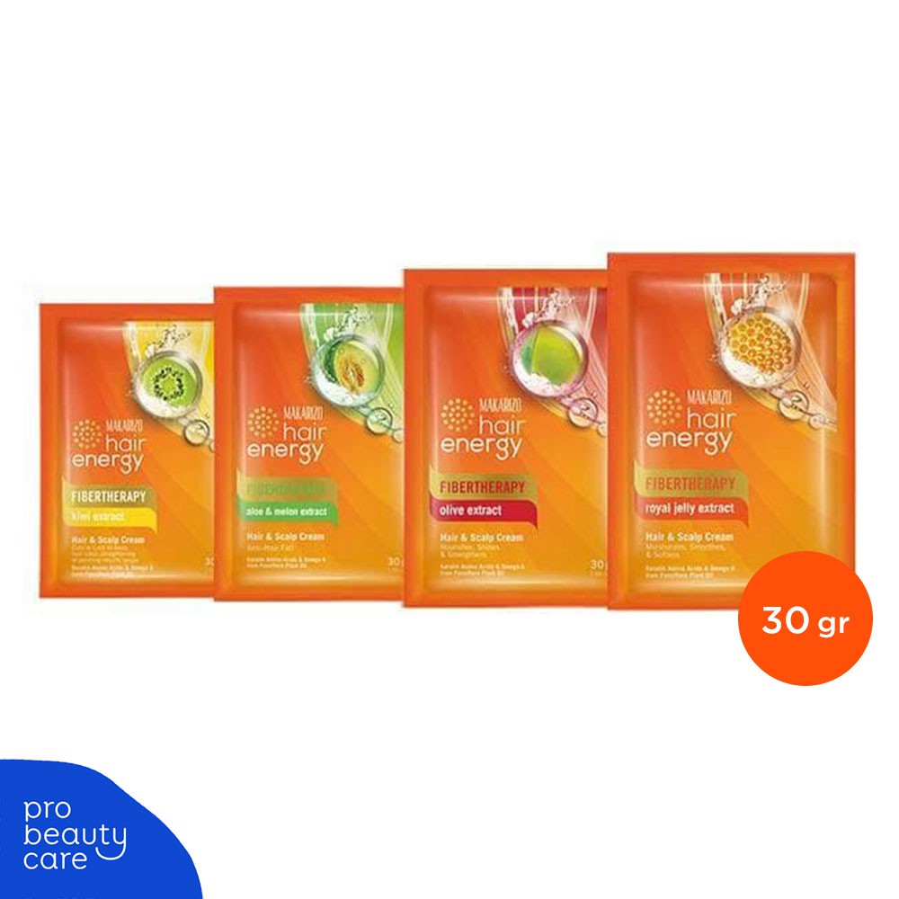 Makarizo - Hair Energy Fibertherapy Creambath (30 gr)