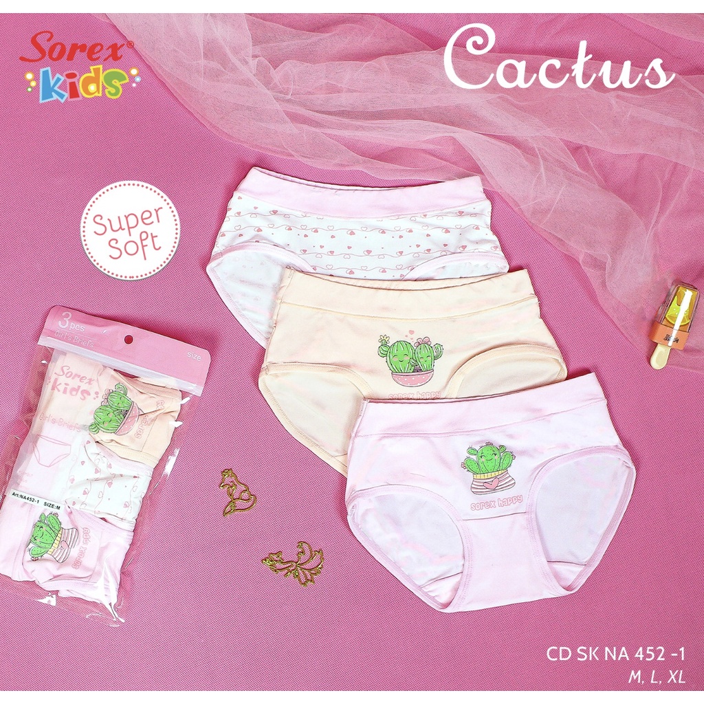 SOREX KIDS CD SK NA 470 452 401 402 403 MA 501 502 503 552 HP 787 1310 1311 1313 CELANA DALAM ANAK PEREMPUAN GIRL UNDERWEAR BOXER