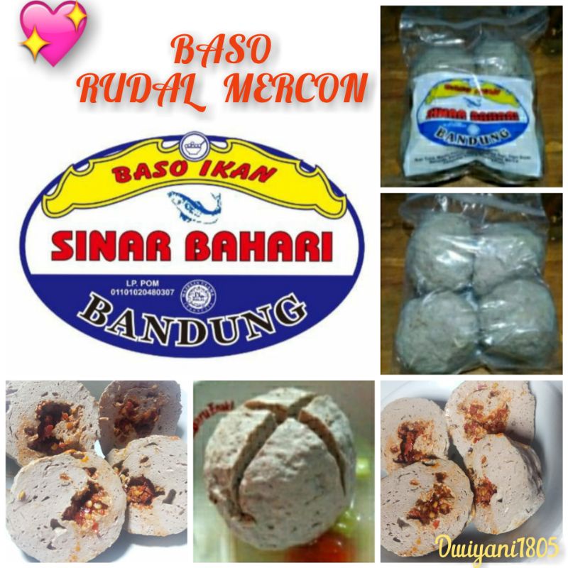 

Baso Ikan Rudal Mercon Sinar Bahari ( ada sambel mercon di dalamnya )