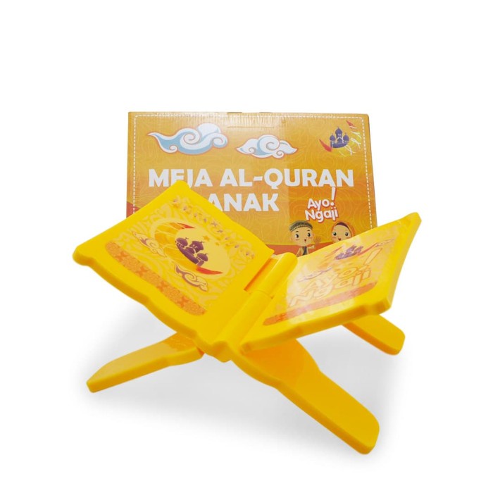 

(TERLARIS) rekal meja al quran-tatakan alquran-alas ngaji anak - Kuning