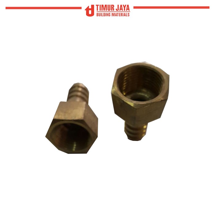 Nepel Selang DRAT DALAM KUNINGAN 1/2 X 3/4