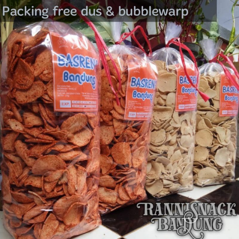 Basreng pedas koin baso goreng bandung renyah dan enak 500gr-1