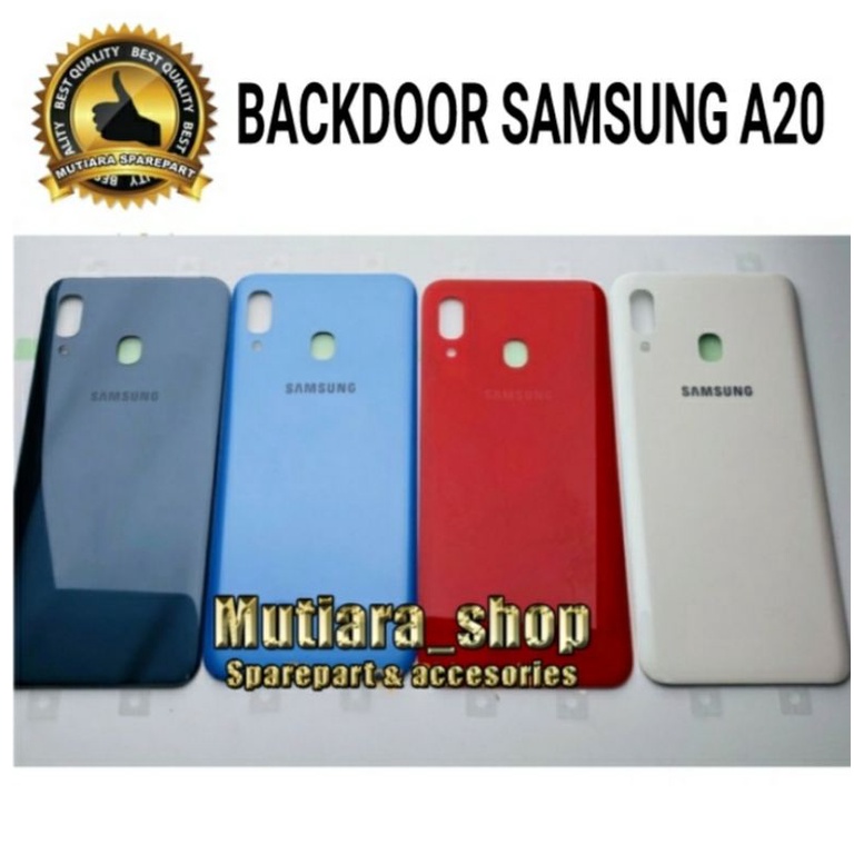 BACKDOOR / BACK COVER / CASING TUTUP BELAKANG SAMSUNG A20 A205