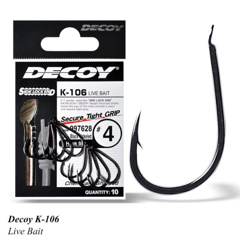 MATA KAIL DECOY K-106 (LIVE BAIT) (TANPA LUBANG)