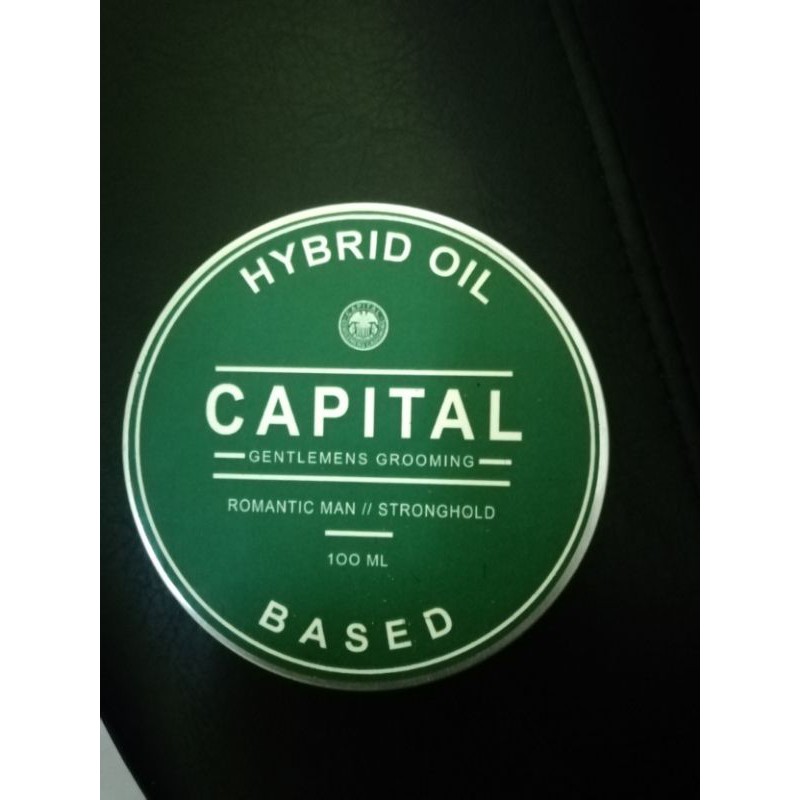 Capital Oil Based pomade by DASCAPITAL Pomade 100 ML | STRONG ROMANTIC MAN |