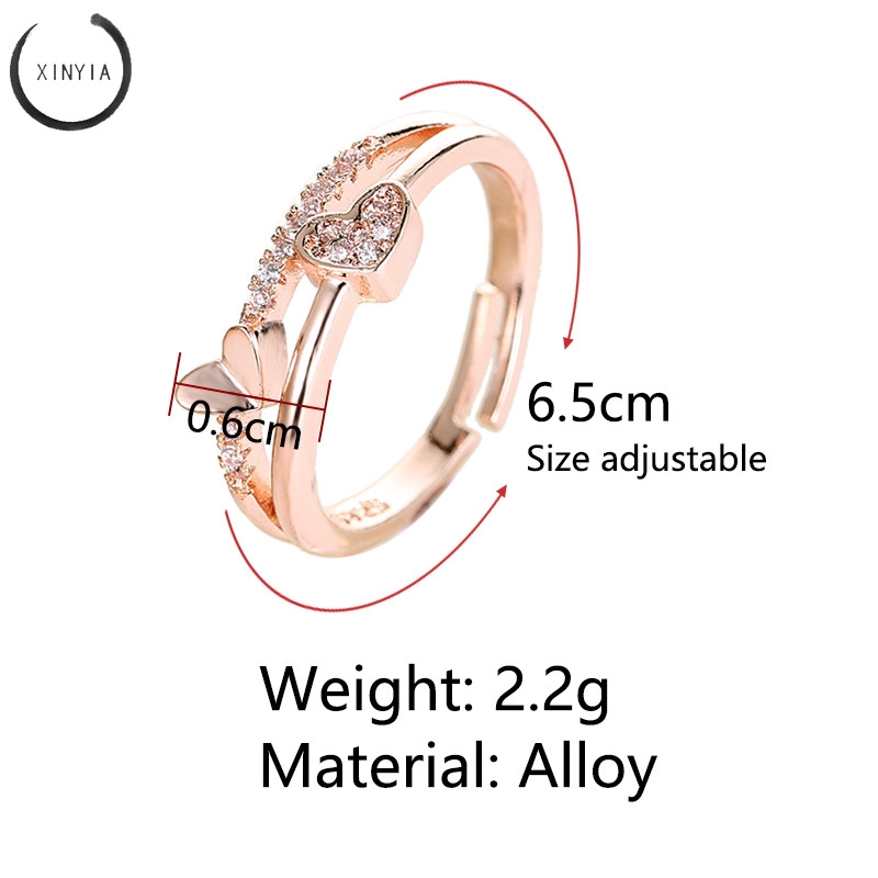 Versi Korea Dari Cincin Jantung Cincin Gelang Baru Cincin Disesuaikan Hidup