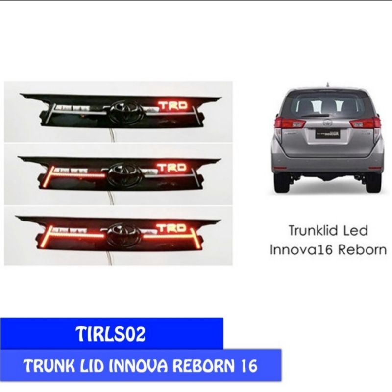 Trunk lid innova reborn 2016 on