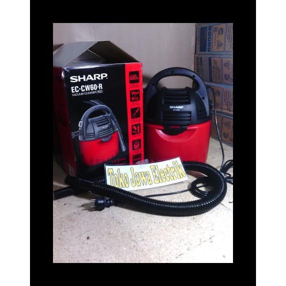 DISKON SHARP VACUM CLEANER EC-CW60R UTK BASAH DAN KERING VACUM CLEANERS TERMURAH PALING LENGKAP