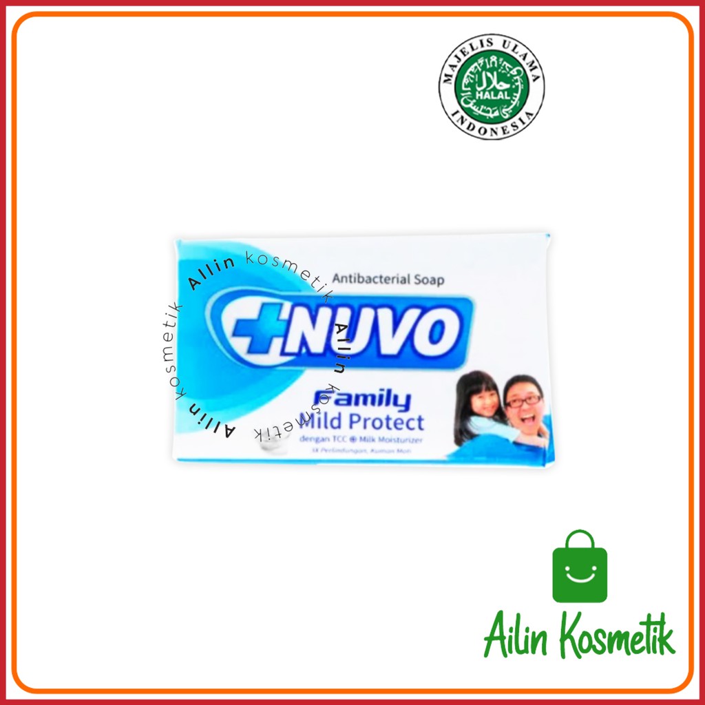 NUVO Sabun Batang | Sabun Mandi Bar Soap Sabun Anti Bakteri by AILIN