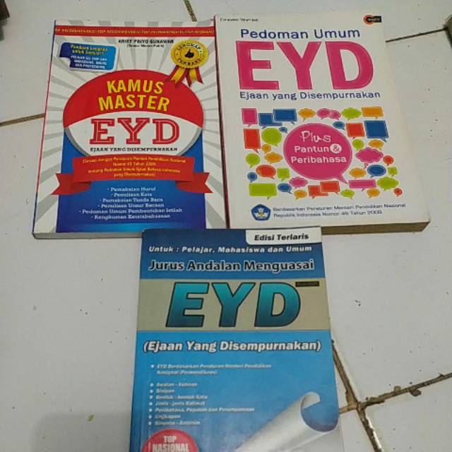 HARGA 1AN KAMUS MASTER EYD/PEDOMAN UMUM EYD/ JURUS ANDALAN MENGUASAI EYD