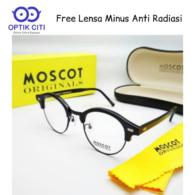 MOSCOT AIDIM | FRAME KACAMATA PRIA MOSCOT GRADE ORIGINAL FREE LENSA