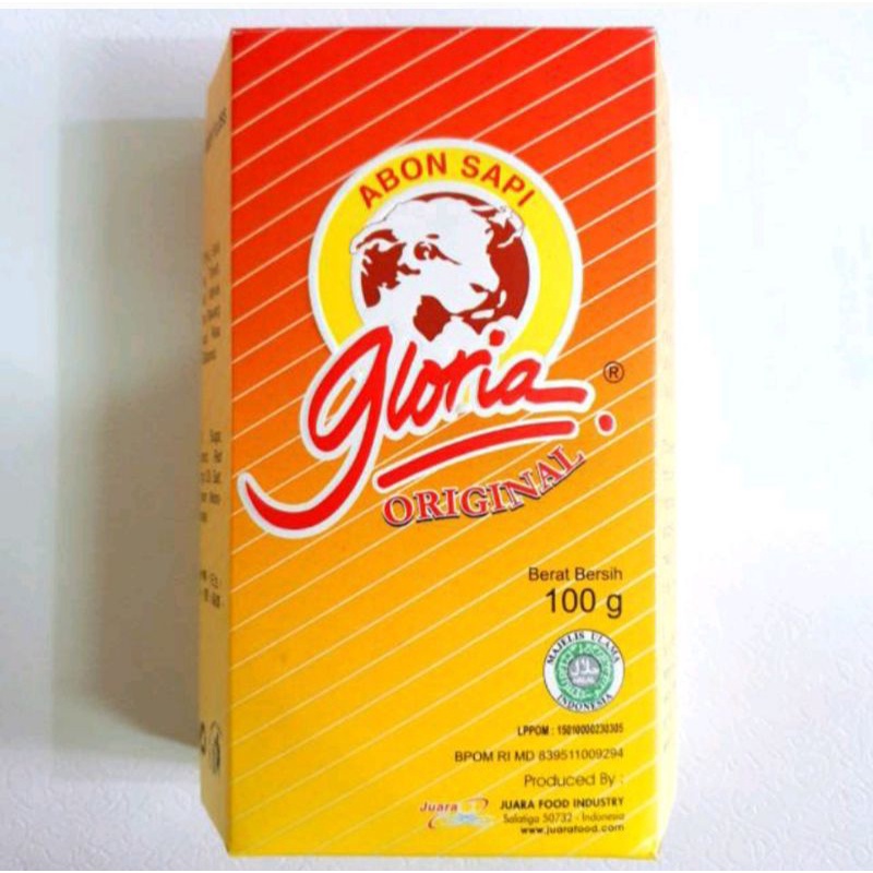 

Gloria Abon Sapi Asli 100gram