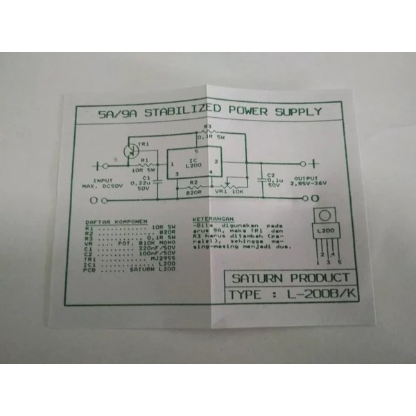 PCB 5A-9A Stabilized L-200K
