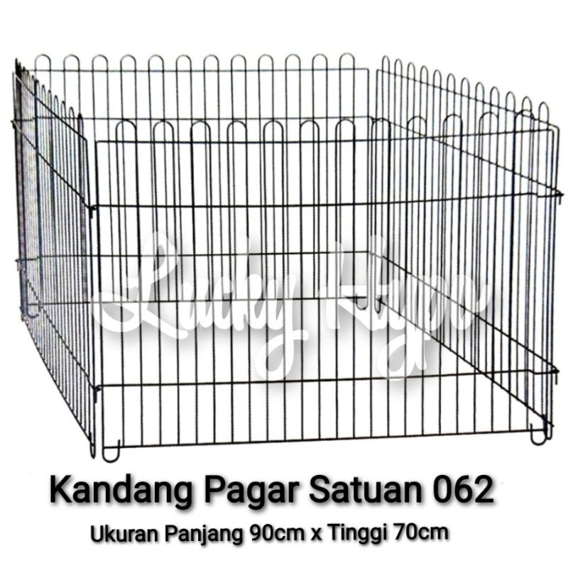 Pagar Kandang Anjing Per Lembar Ukuran 90x70 cm Besi