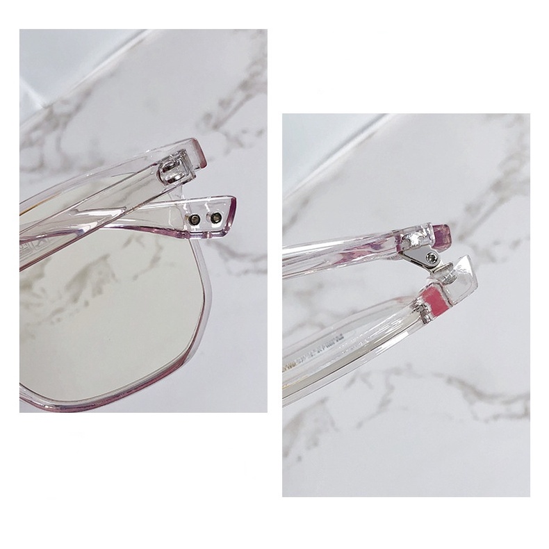Kacamata Transparan anti Radiasi Gaya Korea Untuk Pria Dan Wanita