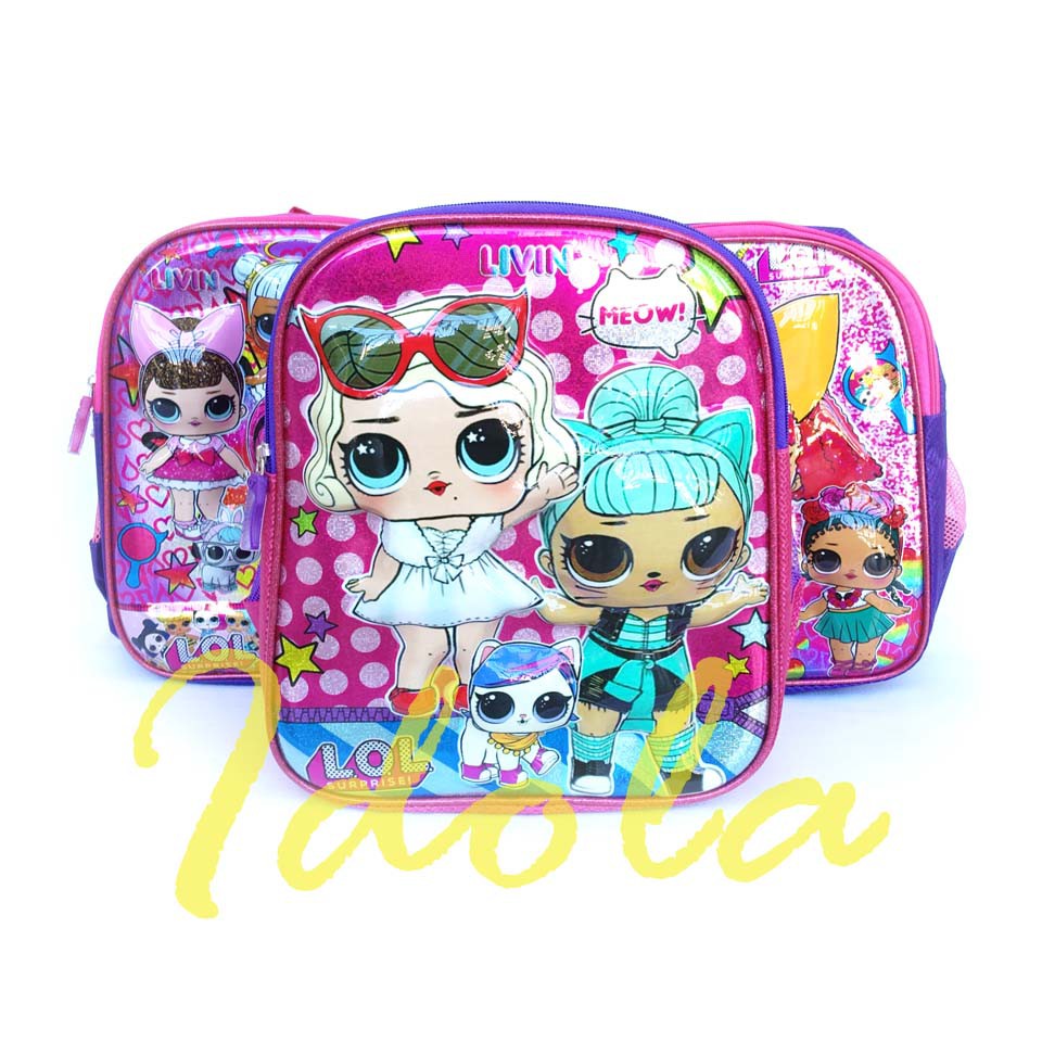 Tas Punggung Anak TK Livin Motif LOL Lucu / Backpack Anak Tk Perempuan Imut / Fashion Perempuan