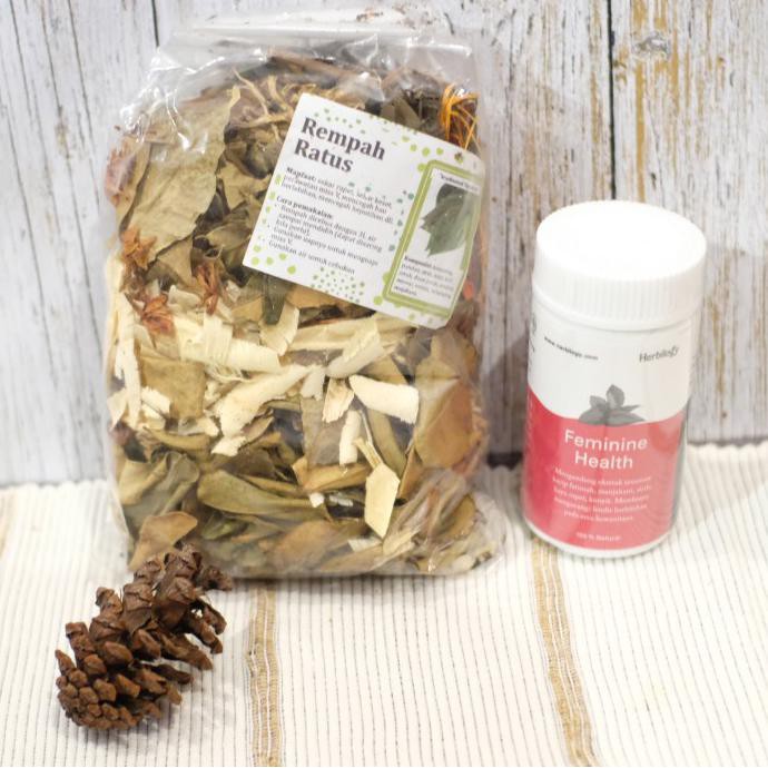 Perawatan Luar Dalam Herbilogy Feminine Health dan Rempah Ratus 