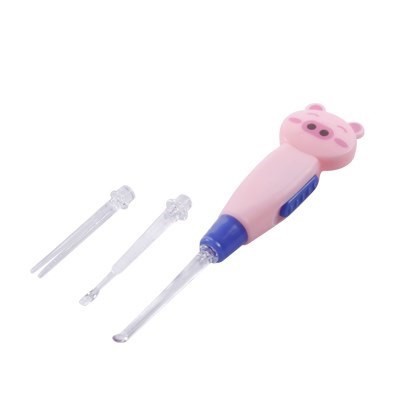 ELFYDO HL0007 Earpick Telinga Cartoon Lampu LED Alat Korek Kuping Karakter Animal