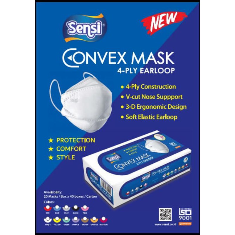 Masker Sensi Convex