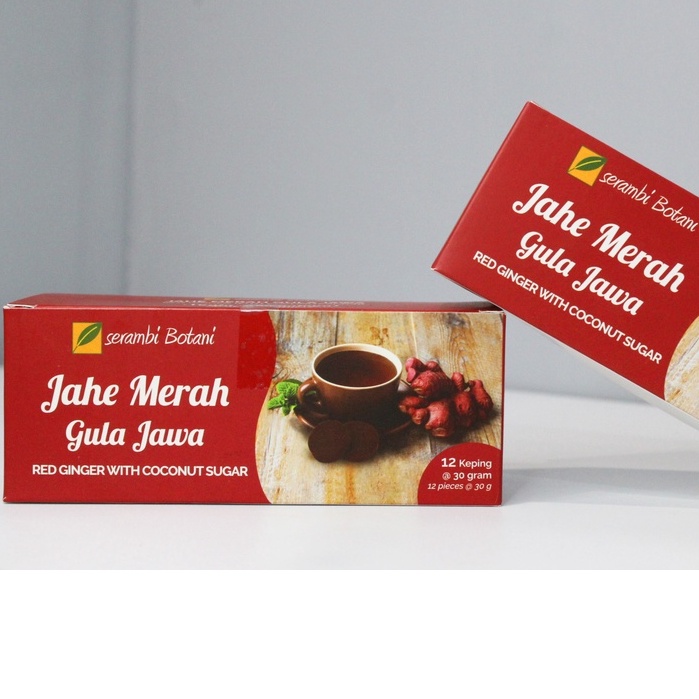 

JAHE MERAH GULA JAWA ISI 12 @ 30gr Serambi Botani HEALTHY & NATURAL PRODUCTS