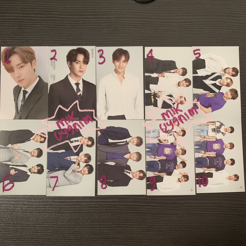 seventeen ideal cut mingyu trading card
