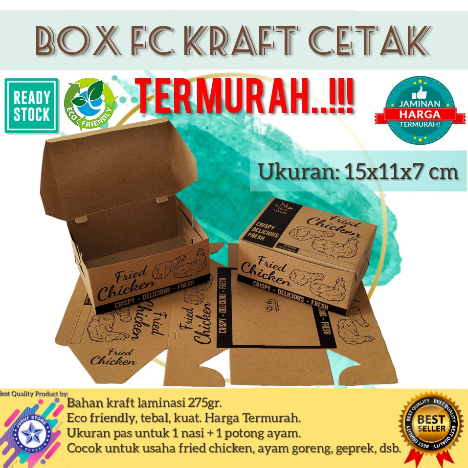 Box Fried Chicken Box Ayam Geprek Kraft Foodgrade ~ Home Produk