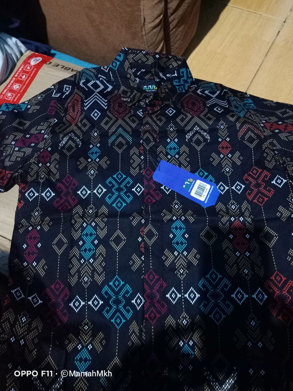 Dgm Fashion   Kemeja Batik Pria Lengan Pendek Songket Kemeja Tribal 6086