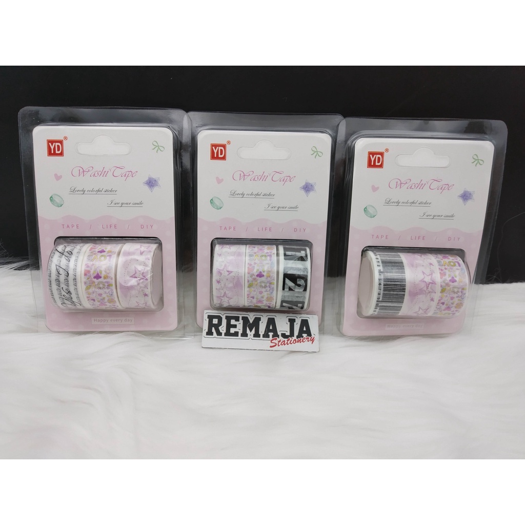 

Isolasi Masking Tape / Isolasi kertas Fancy Karakter lucu YD-2018