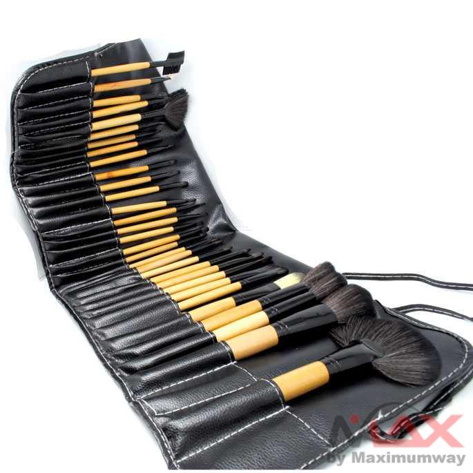 Biutte.co Kuas Make up 32Pcs Professional Makeup Brushes Cosmetic Foundation Powder Eye shadow Blush Blending Make Up Brush Set With Bag Maquiagem Professional Makeup Brushes Set Make Up Powder Brush Pinceaux maquillage Beauty Cosmetic Tools Kit Eyeshadow