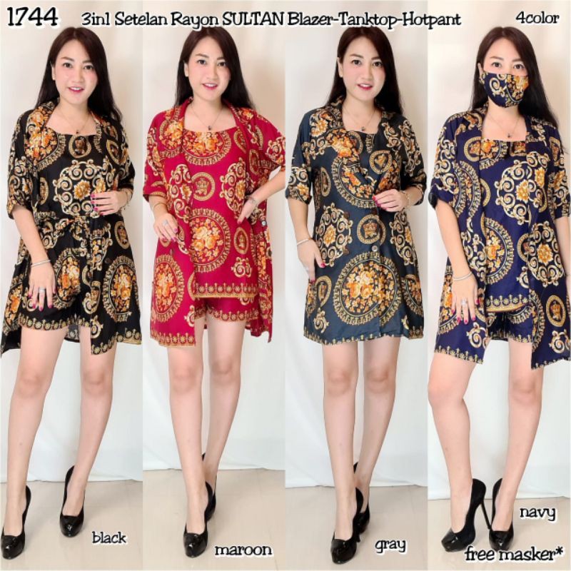 Distributor Stelan Blazer Tanktop Hotpant 3in1 Sun1744 X6N70lEcqmBKAd9