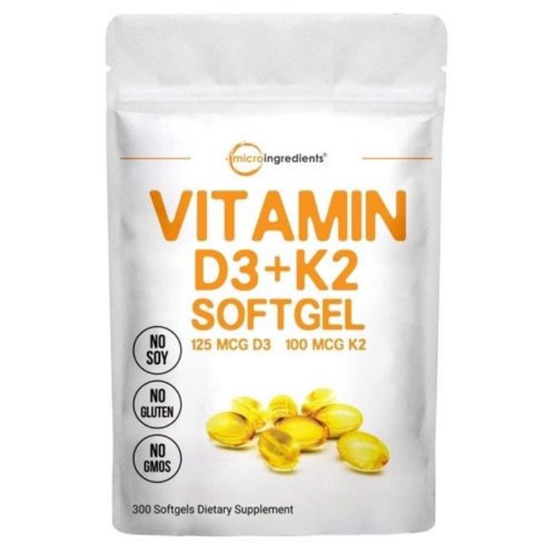 VITAMIN MICRO INGREDIENTS D3+K2 ( 300 softgels )