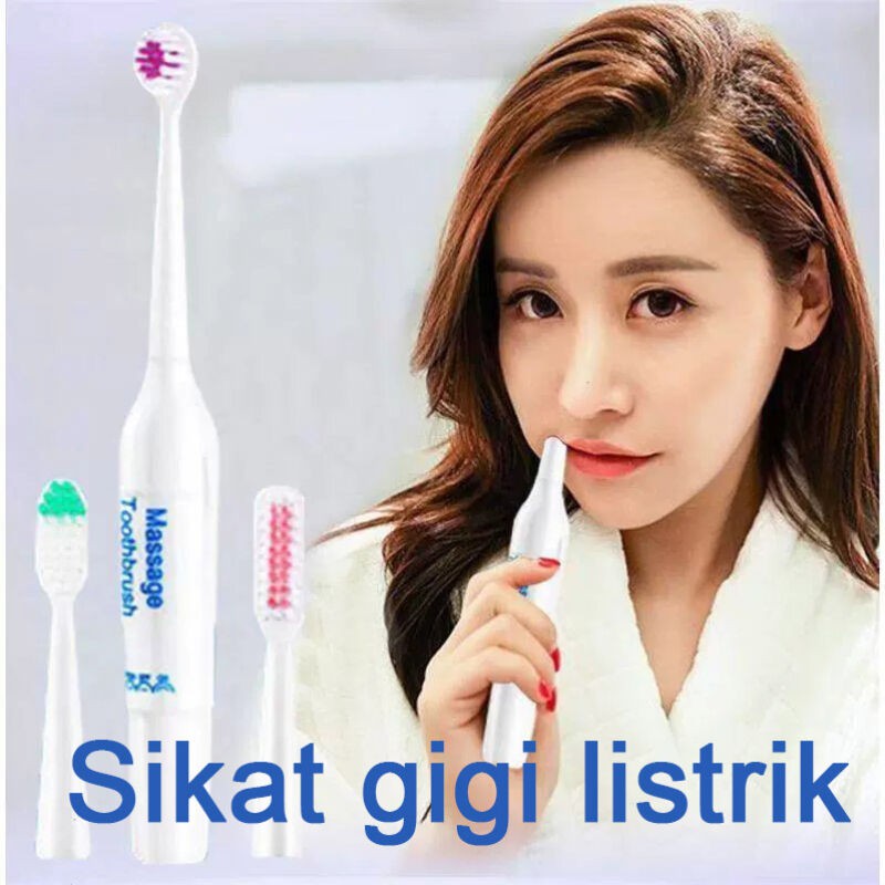 Sikat Gigi Elektrik Otomatis Bergetar / Tooth Brush ...