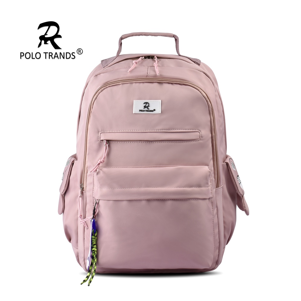 Polo Trands Liscio EX 332 Tas Ransel Sekolah Anak Tas Travelling-PINK