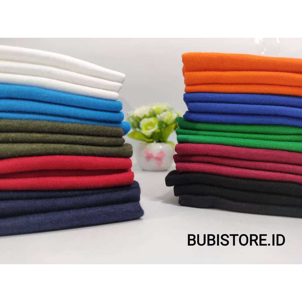 BUBI KAOS POLOS KATUN BAMBU COTTON BAMBOO S XL PRIA 