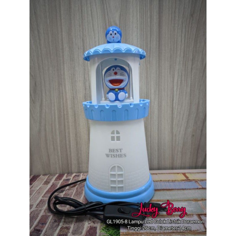 Lampu Tidur Led Colok Listrik Doraemon Gl1901