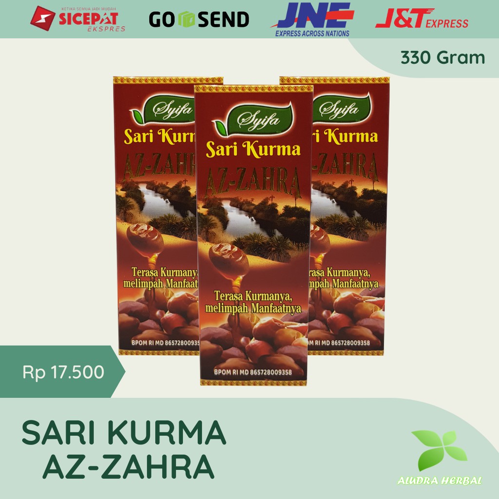 

Sari Kurma Az Zahra Asli Original 330Gram