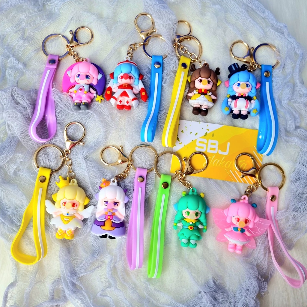 Gantungan kunci Aksesoris hiasan tas / souvenir Keychain Nanci bubblegum hadiah kado