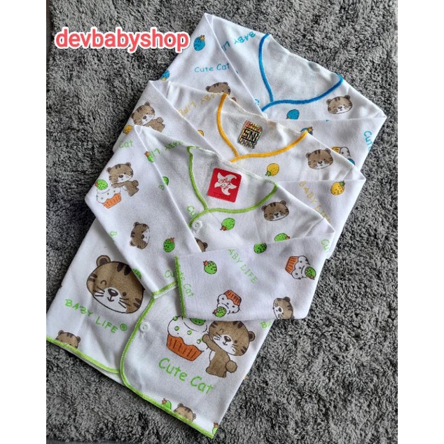 BABY LIFE-6PCS BAJU BAYI LENGAN PANJANG-BAJU BAYI BABY LIFE LENGAN PANJANG-BAJU BAYI LENGAN PANJANG MURAH