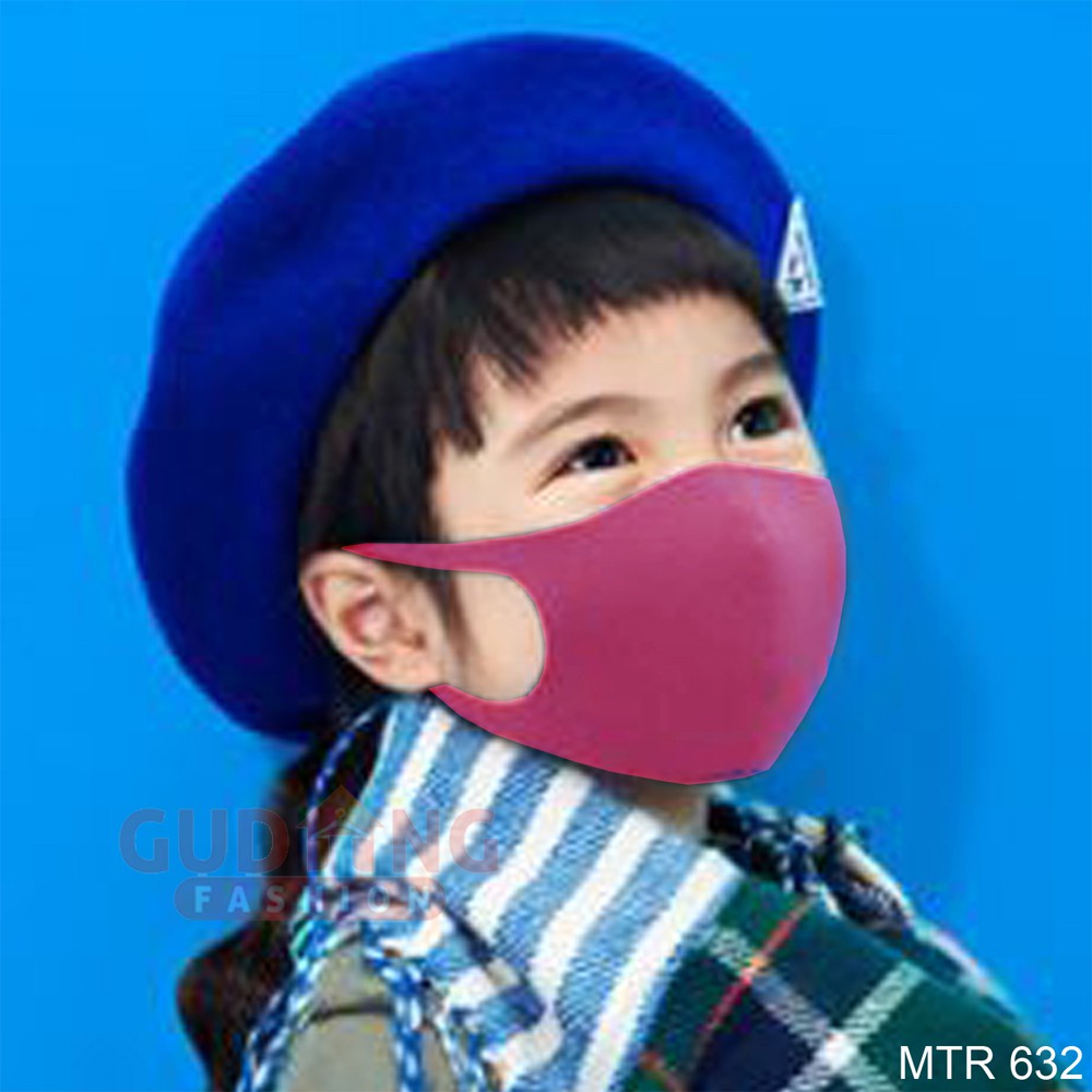 Masker Anak Korea Style Kain Scuba