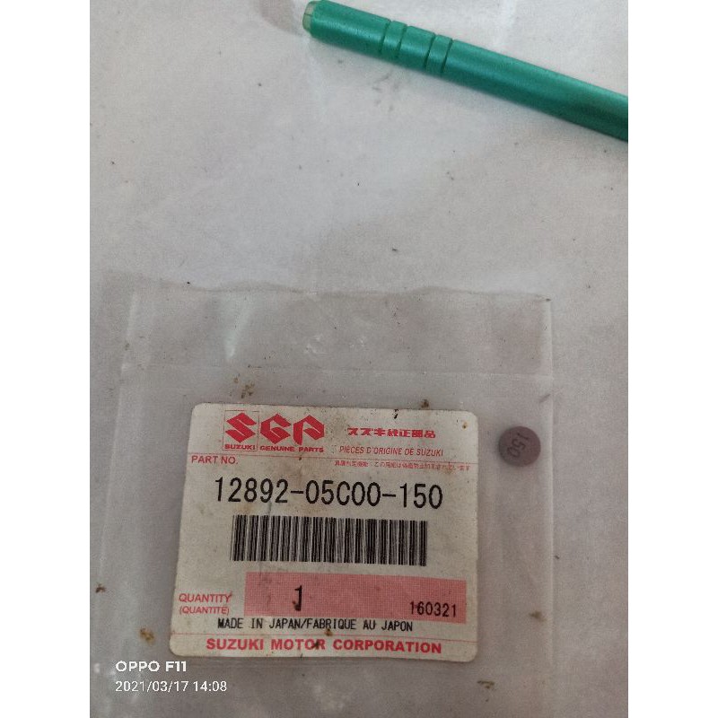 SIM KLEP SIM TAPPET SATRIA FU150 UKURAN 150 ORIGINAL SGP JAPAN