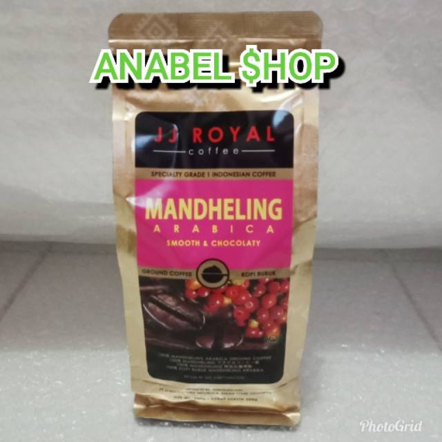 

JJ Royal Mandheling Arabica Ground Coffee Kopi Bubuk Arabika