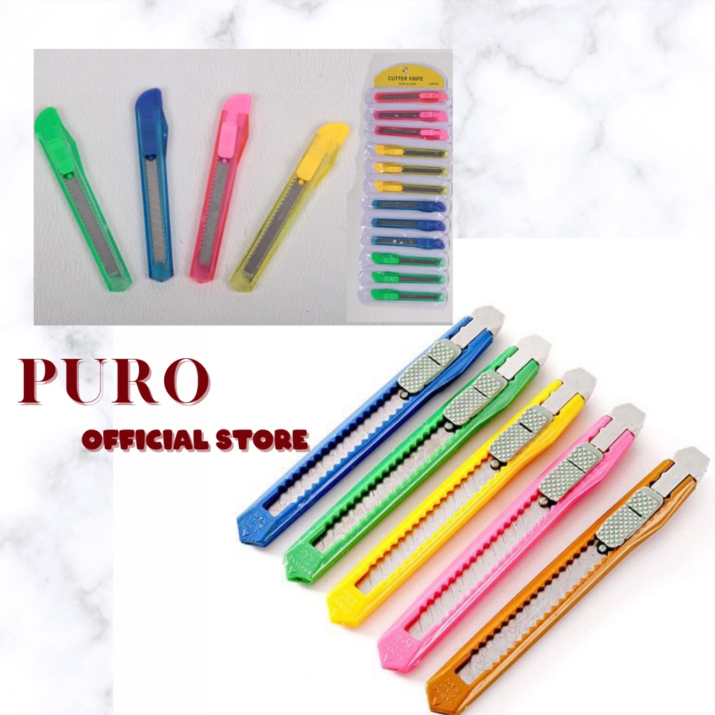 Pisau Cutter Kecil / Cutter / Kater / Pemotong Kertas Plastik