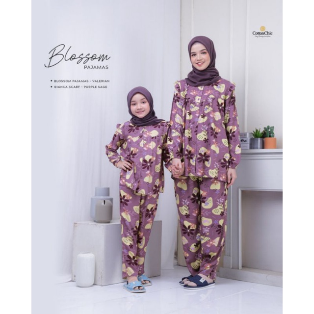 BLOSSOM PAJAMAS MOM N KIDS BY COTTONCHIC