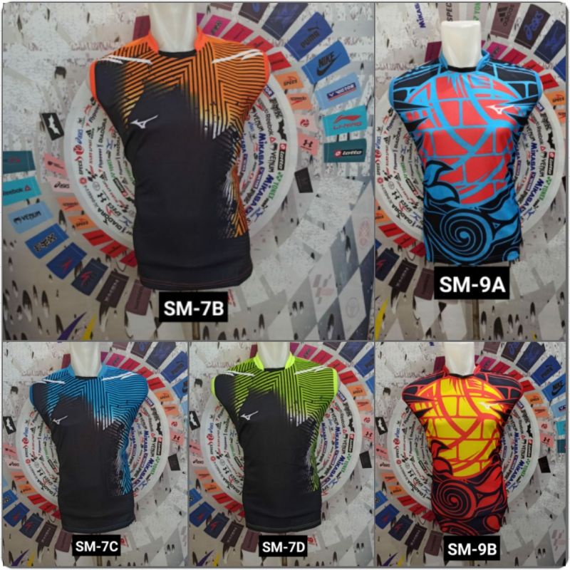 Baju singlet voli kaos voli pria - kaos singlet voli wanita