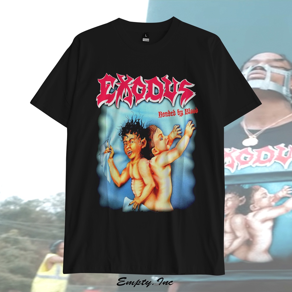 Kaos Band Exodus Bonded By Blood Travis Scott Tshirt