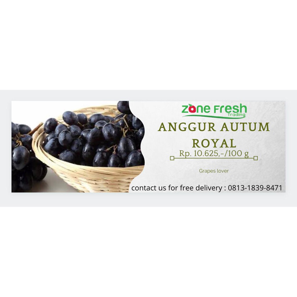 

ANGGUR AUTUM ROYAL